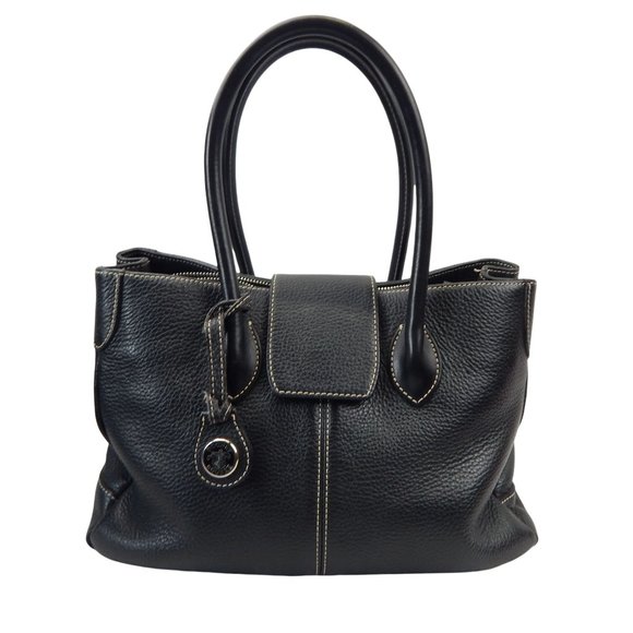 Dooney Bourke Women's Black Leather Handbag - Picture 1 of 16
